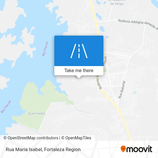 Rua Maria Isabel map