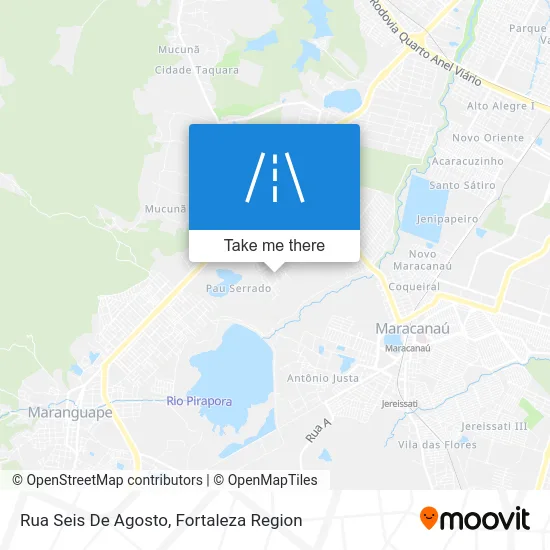 Rua Seis De Agosto map