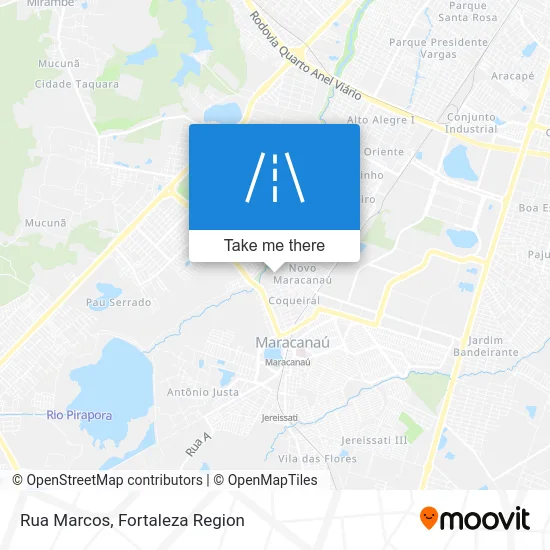 Rua Marcos map