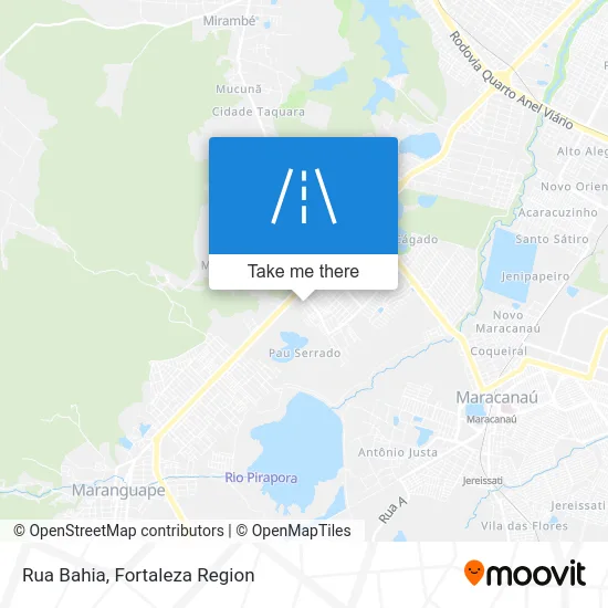 Rua Bahia map