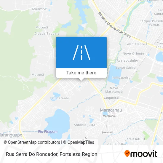 Rua Serra Do Roncador map