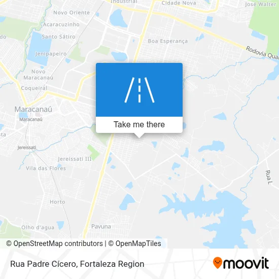 Rua Padre Cícero map