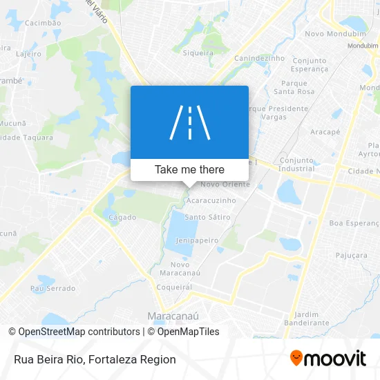 Rua Beira Rio map