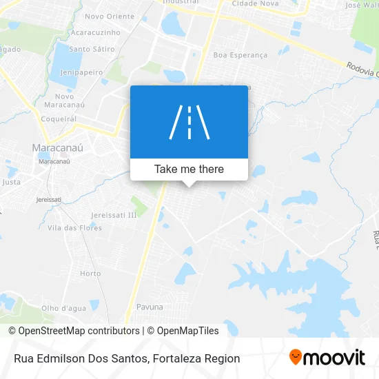 Rua Edmilson Dos Santos map