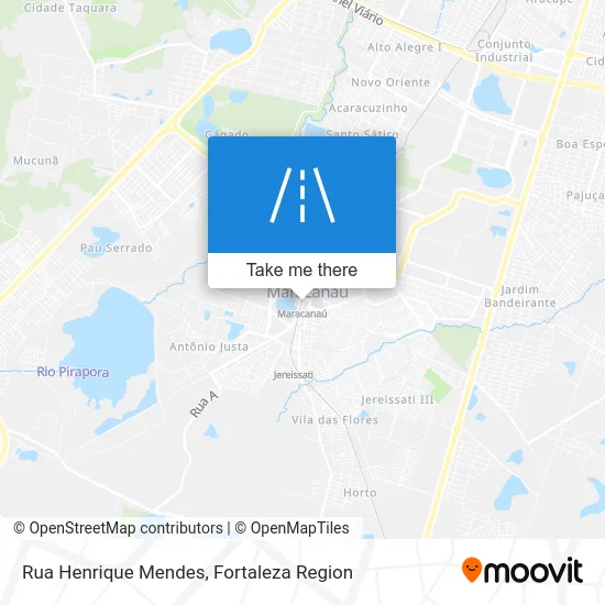 Rua Henrique Mendes map