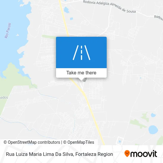 Rua Luiza Maria Lima Da Silva map