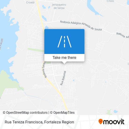 Rua Tereza Francisca map
