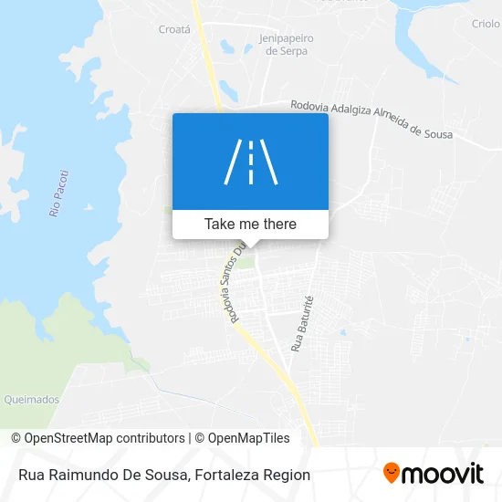 Rua Raimundo De Sousa map