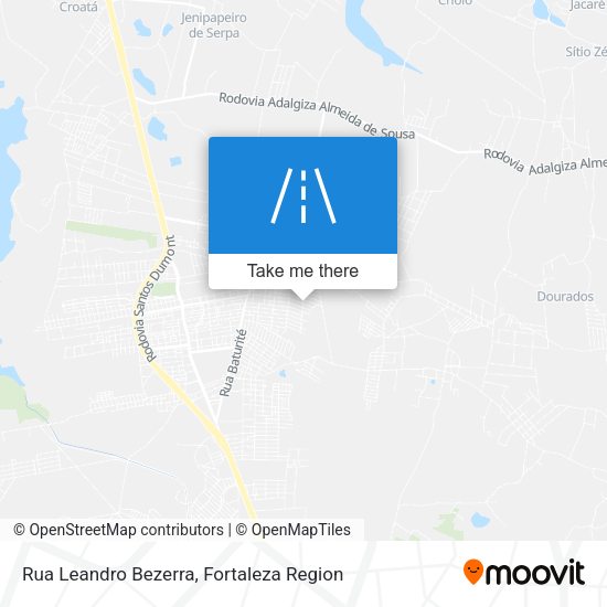 Rua Leandro Bezerra map