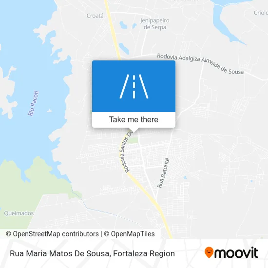 Rua Maria Matos De Sousa map
