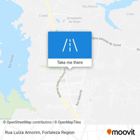 Rua Luíza Amorim map