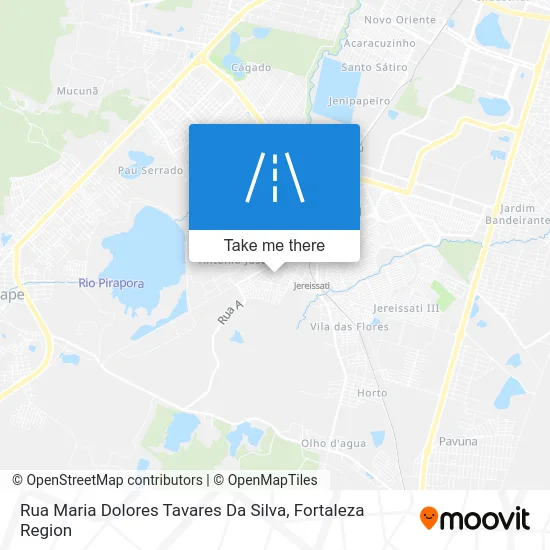 Rua Maria Dolores Tavares Da Silva map