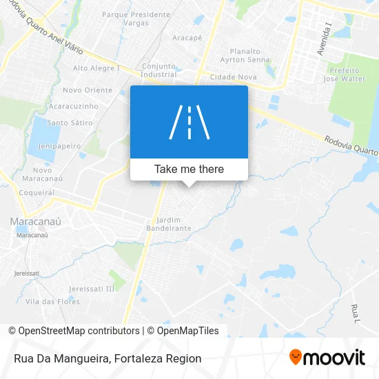 Rua Da Mangueira map