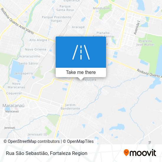 Rua São Sebastião map