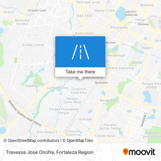 Travessa José Onofre map