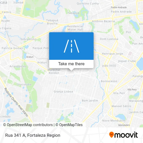 Rua 341 A map