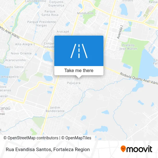 Rua Evandisa Santos map