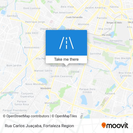 Rua Carlos Juaçaba map