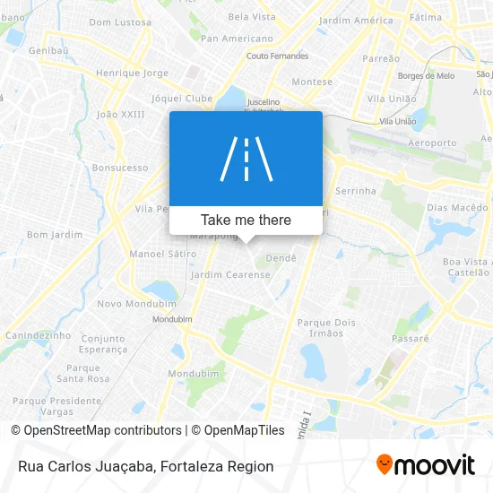 Rua Carlos Juaçaba map