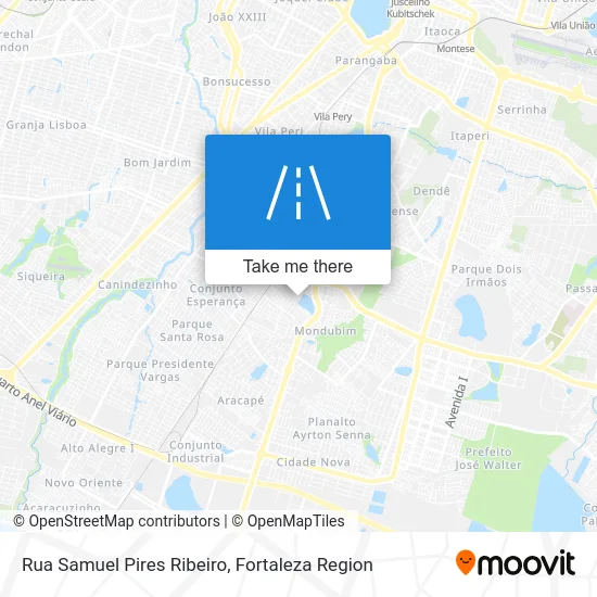 Rua Samuel Pires Ribeiro map