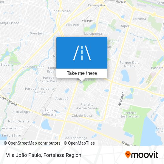 Vila João Paulo map
