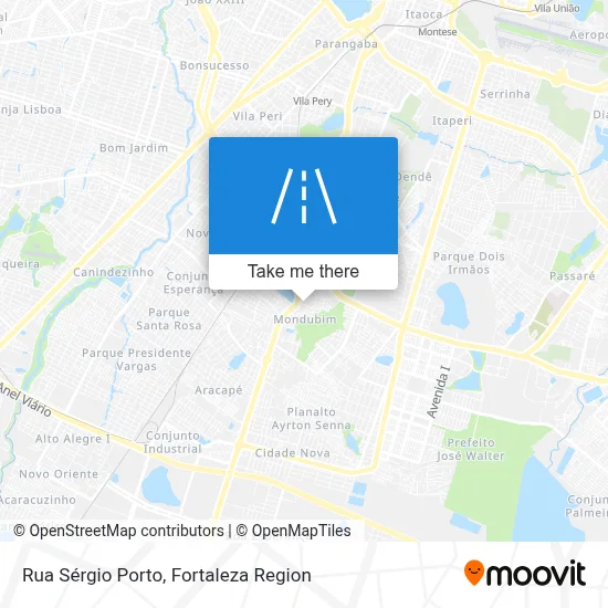 Rua Sérgio Porto map