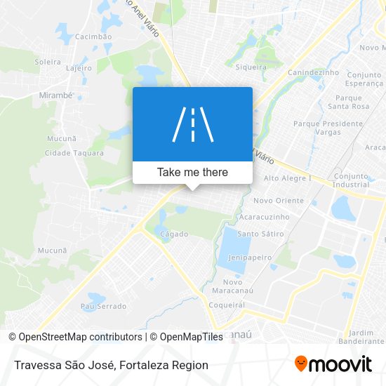 Travessa São José map