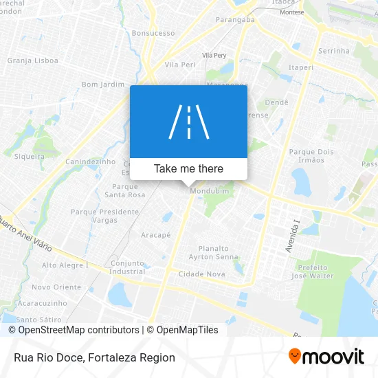 Rua Rio Doce map