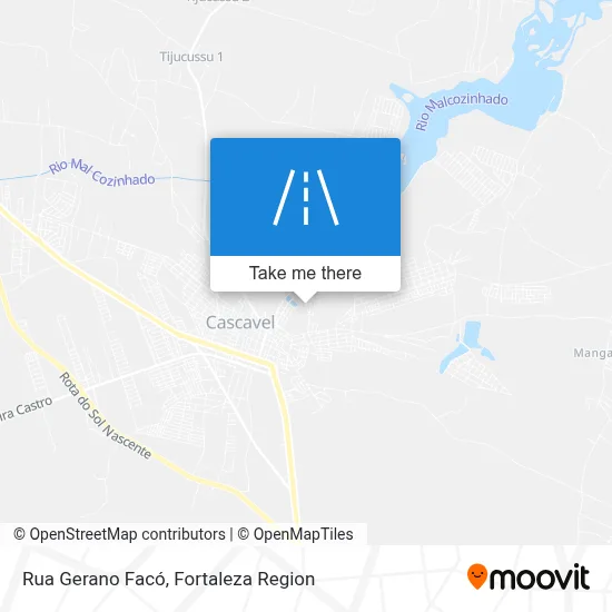 Rua Gerano Facó map