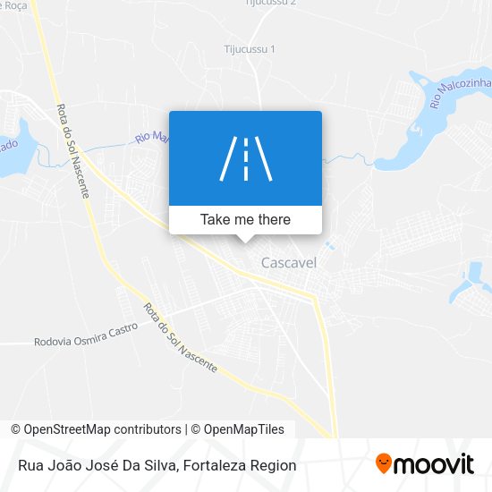 Rua João José Da Silva map