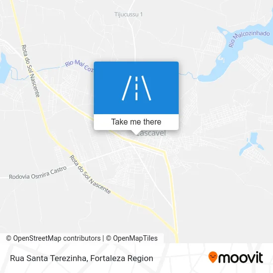 Rua Santa Terezinha map