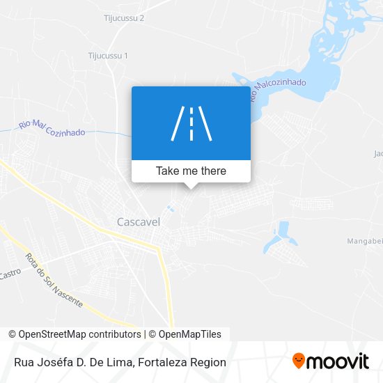 Rua Joséfa D. De Lima map