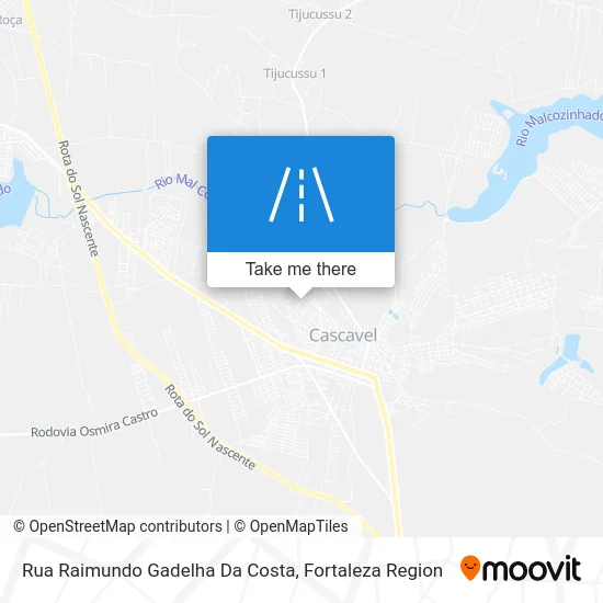 Rua Raimundo Gadelha Da Costa map