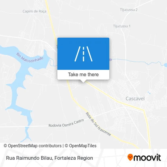 Rua Raimundo Bilau map