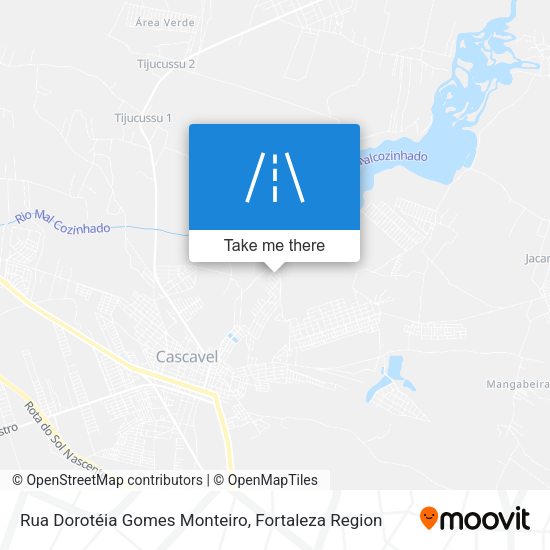 Rua Dorotéia Gomes Monteiro map