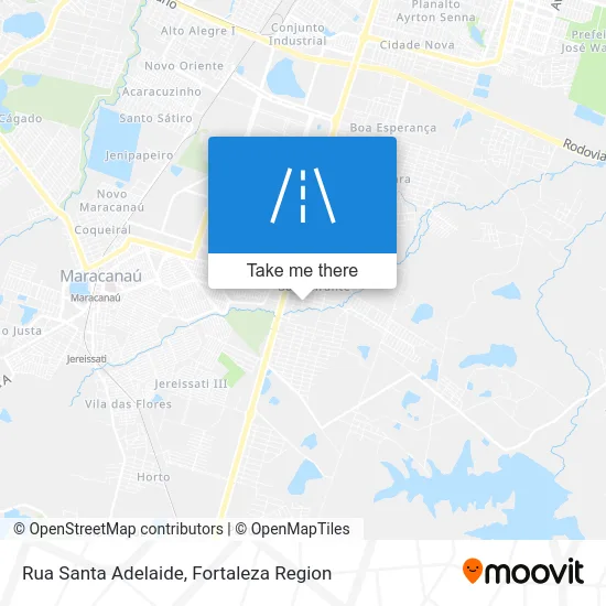 Rua Santa Adelaide map