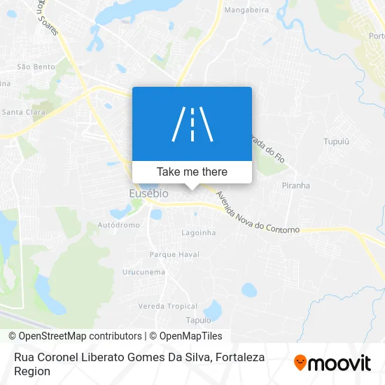 Rua Coronel Liberato Gomes Da Silva map