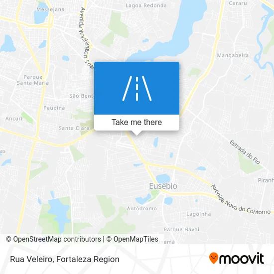 Rua Veleiro map