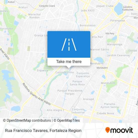 Rua Francisco Tavares map