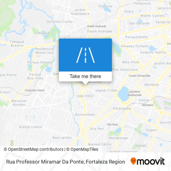 Rua Professor Miramar Da Ponte map