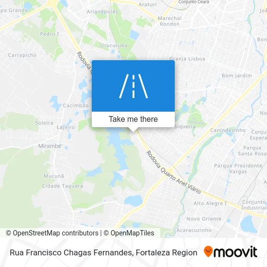 Rua Francisco Chagas Fernandes map