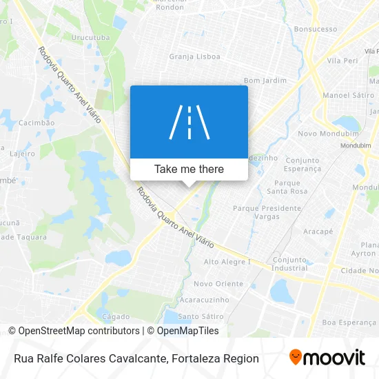 Rua Ralfe Colares Cavalcante map