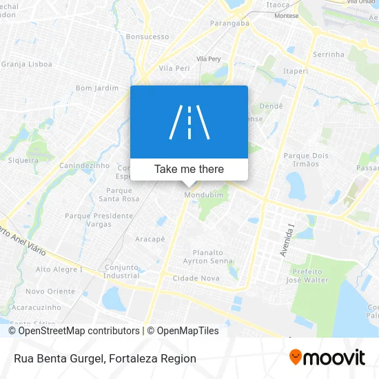 Rua Benta Gurgel map