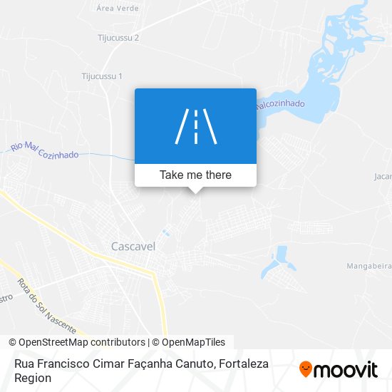 Rua Francisco Cimar Façanha Canuto map