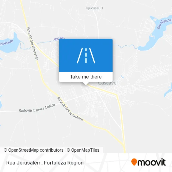 Rua Jerusalém map