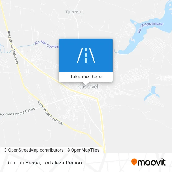 Rua Titi Bessa map