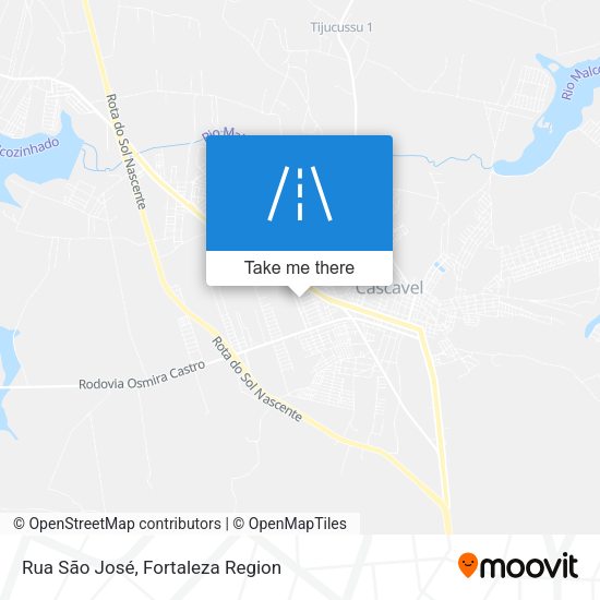 Rua São José map