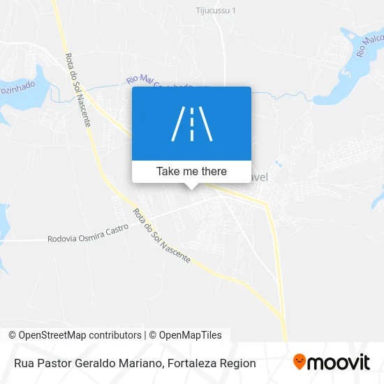Rua Pastor Geraldo Mariano map