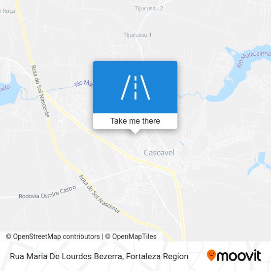 Rua Maria De Lourdes Bezerra map
