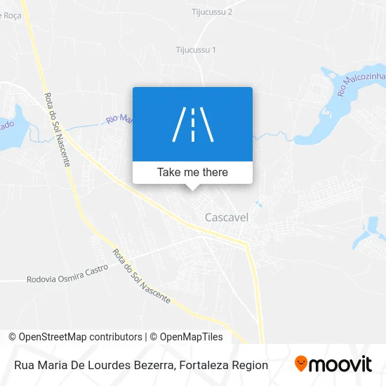 Rua Maria De Lourdes Bezerra map